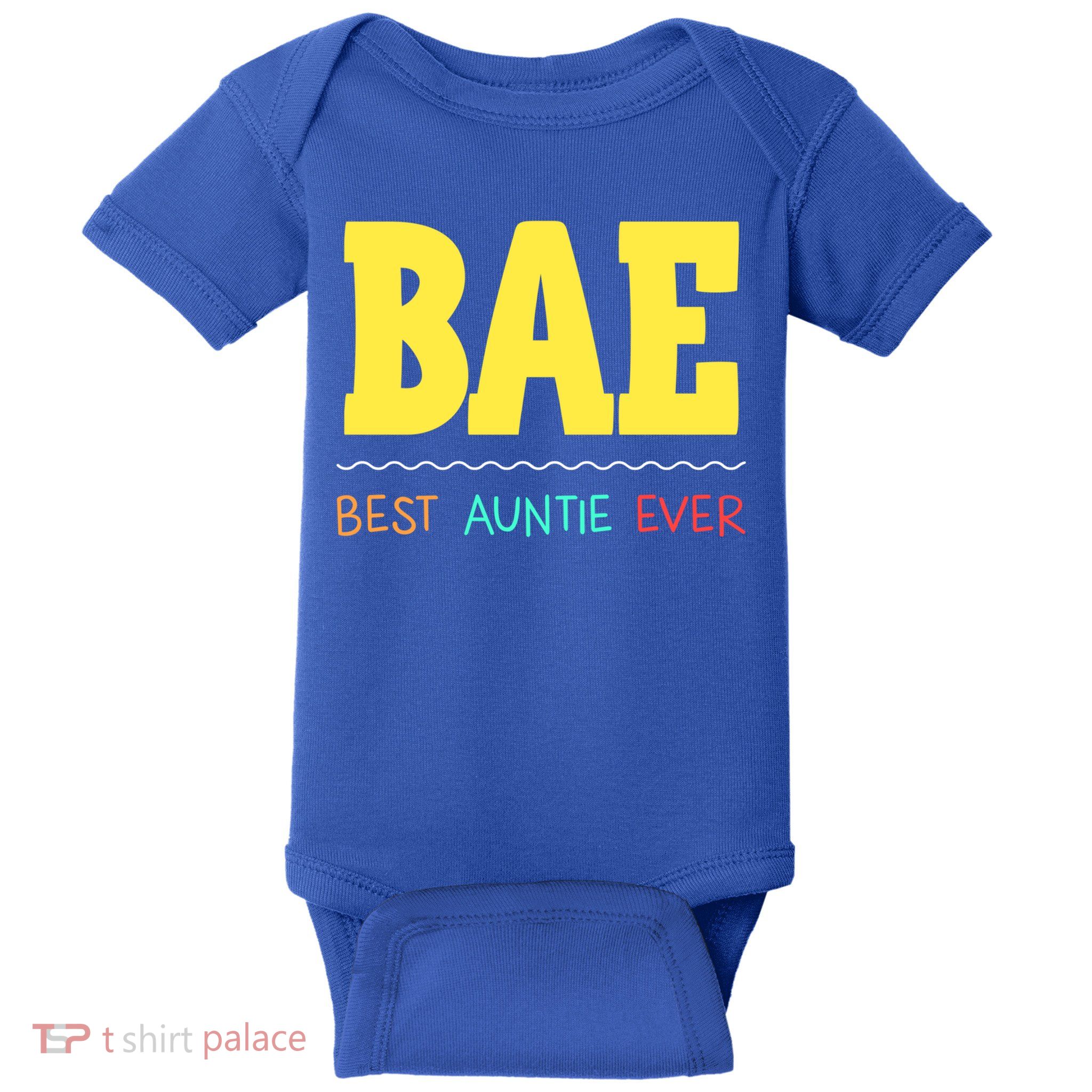 Bae Best Auntie Ever Bae Aunt Best Aunt Funny Auntie Gift Baby Bodysuit
