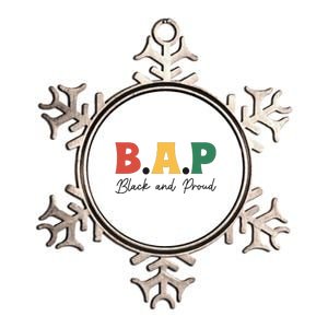 B.A.P Black And Proud Black Histoty Month African Pride Metallic Star Ornament