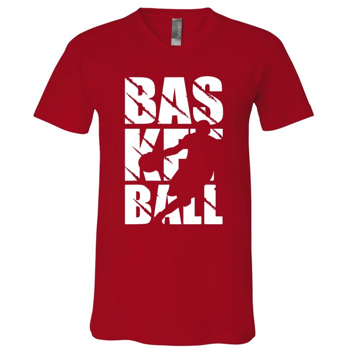 Basketball V-Neck T-Shirt