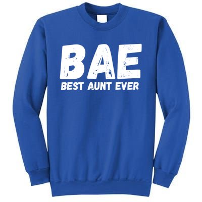 Bae Best Auntie Ever Family Aunt Love Gift Sweatshirt