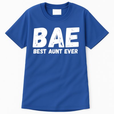 Bae Best Auntie Ever Family Aunt Love Gift Tall T-Shirt