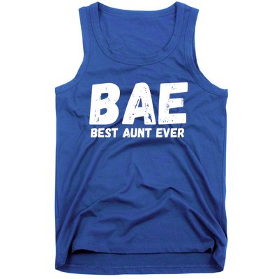 Bae Best Auntie Ever Family Aunt Love Gift Tank Top