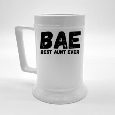 Bae Best Auntie Ever Family Aunt Love Gift Beer Stein