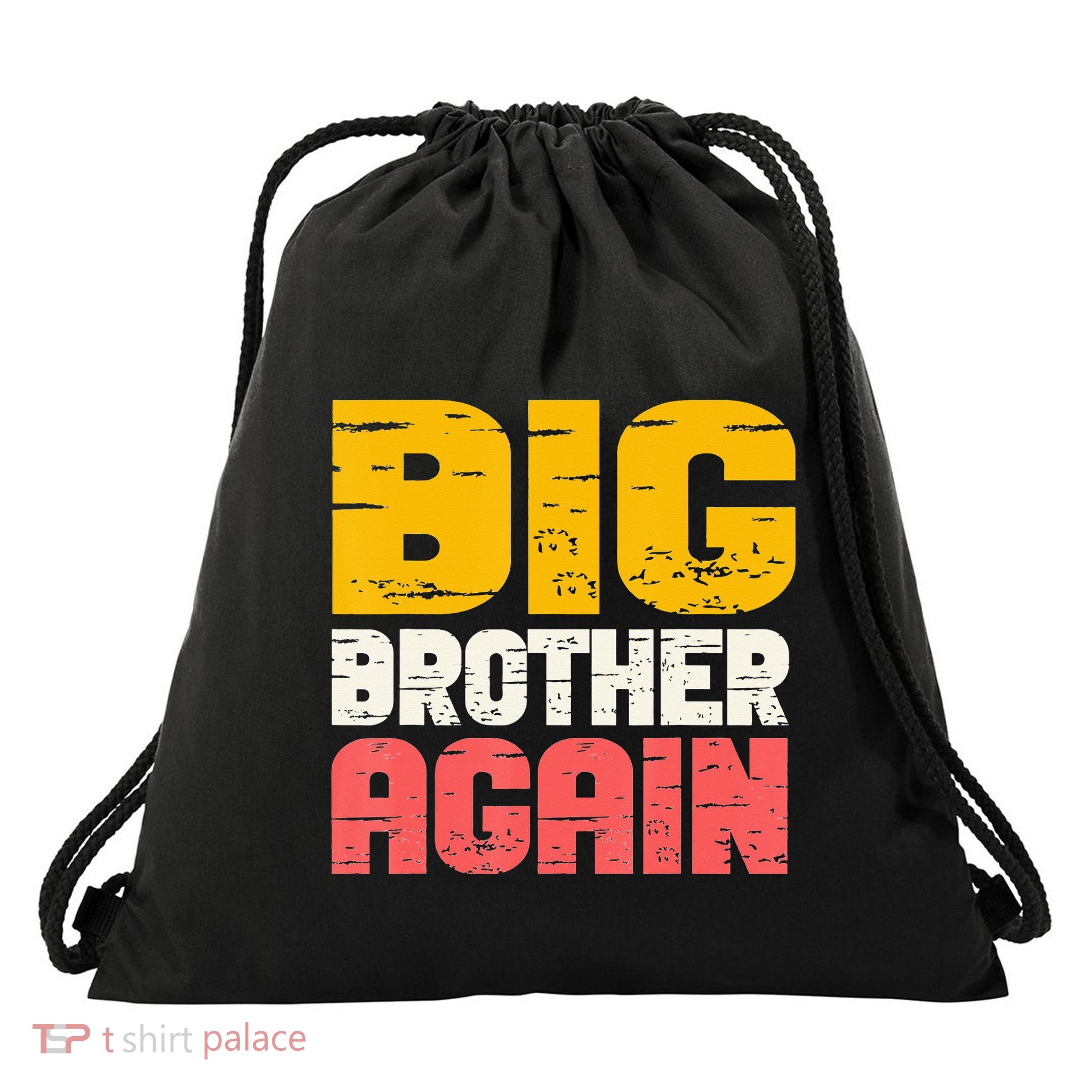 Big Brother Again Big Bro Gamer Promoted Son Drawstring Bag