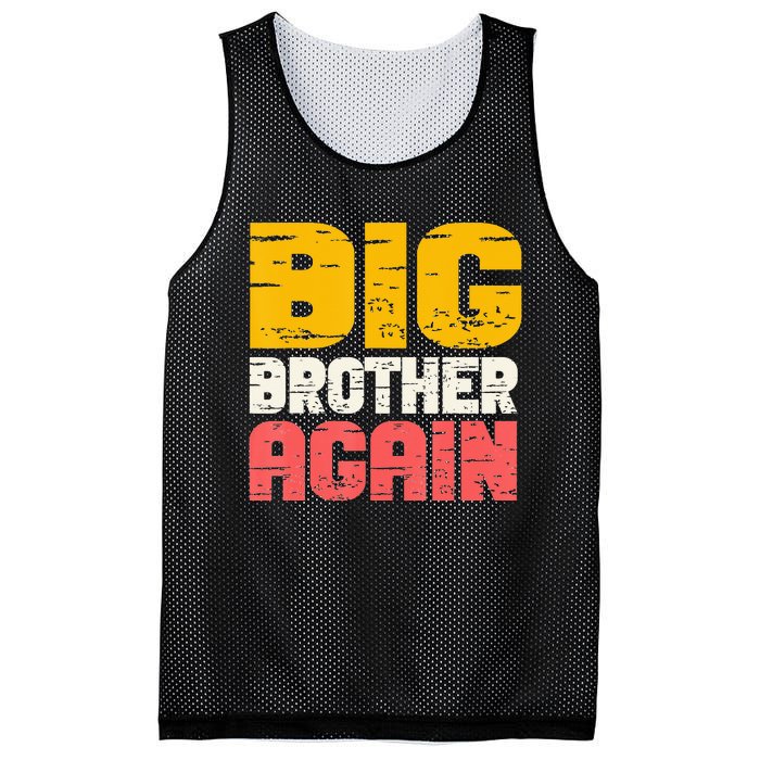 Big Brother Again Big Bro Gamer Promoted Son Mesh Reversible Basketball Jersey Tank