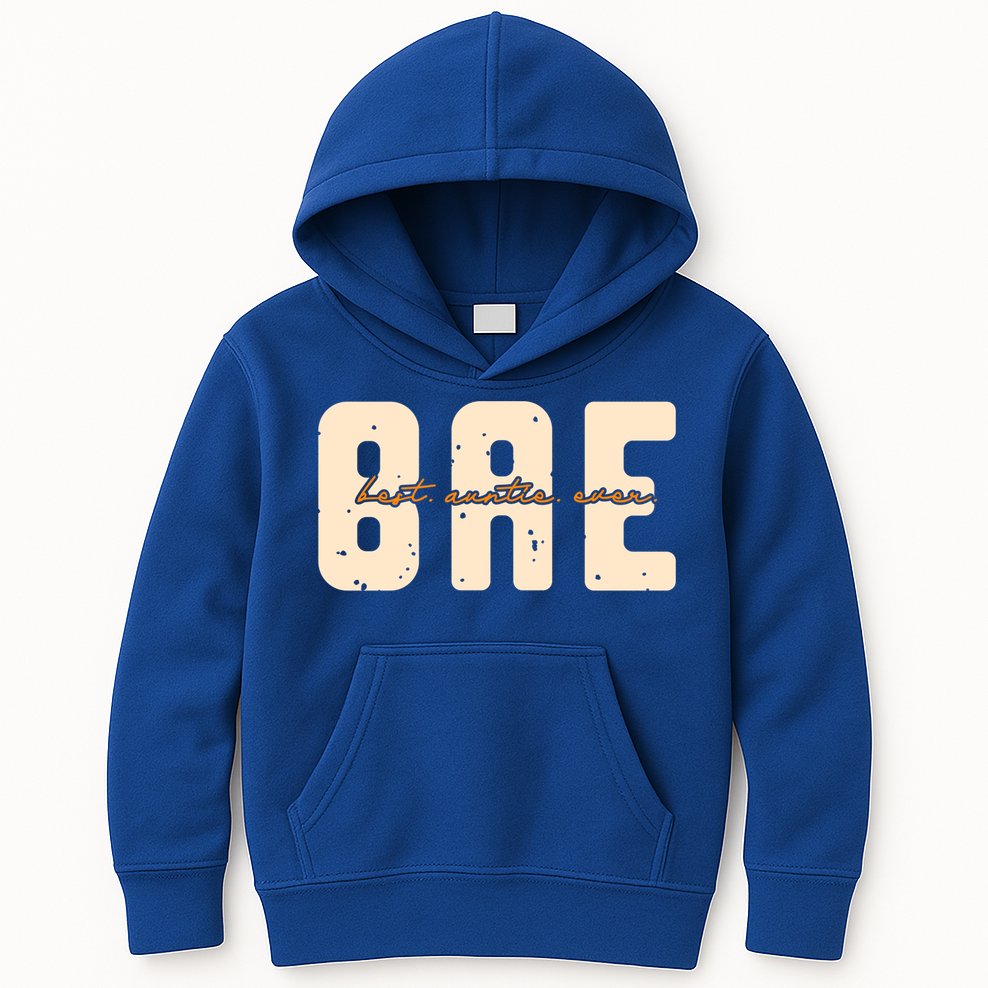 Bae Best Auntie Ever Aunts Great Aunt Great Gift Kids Hoodie