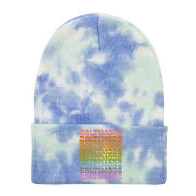 Baltimore Tie Dye 12in Knit Beanie