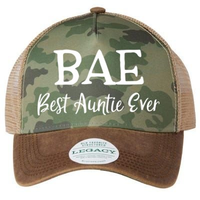 Bae Best Auntie Ever Mothers Day Christmas Aunt Gift Legacy Tie Dye Trucker Hat