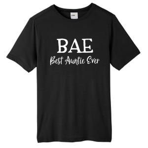 Bae Best Auntie Ever Mothers Day Christmas Aunt Gift Tall Fusion ChromaSoft Performance T-Shirt