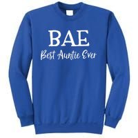 Bae Best Auntie Ever Mothers Day Christmas Aunt Gift Sweatshirt