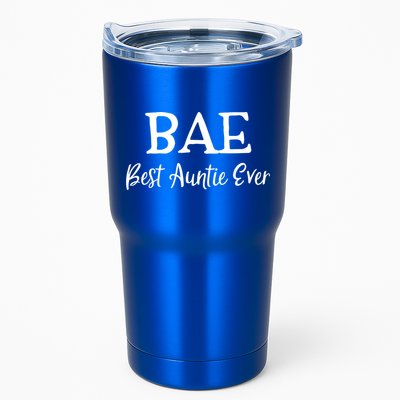 Bae Best Auntie Ever Mothers Day Christmas Aunt Gift Tumbler