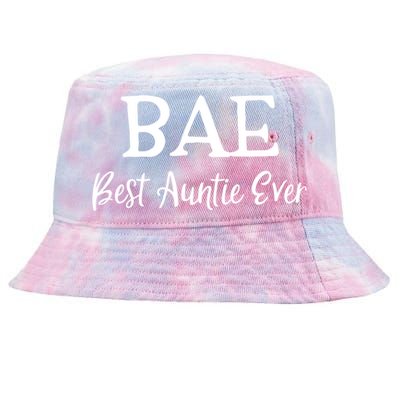 Bae Best Auntie Ever Mothers Day Christmas Aunt Gift Tie-Dyed Bucket Hat