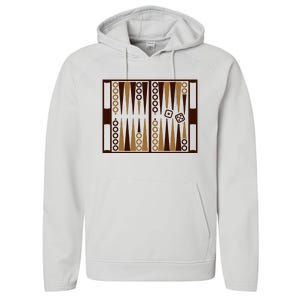 Backgammon Performance Fleece Hoodie