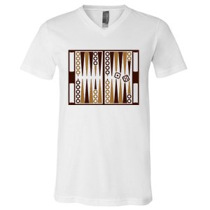 Backgammon V-Neck T-Shirt