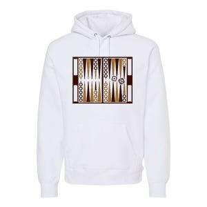 Backgammon Premium Hoodie