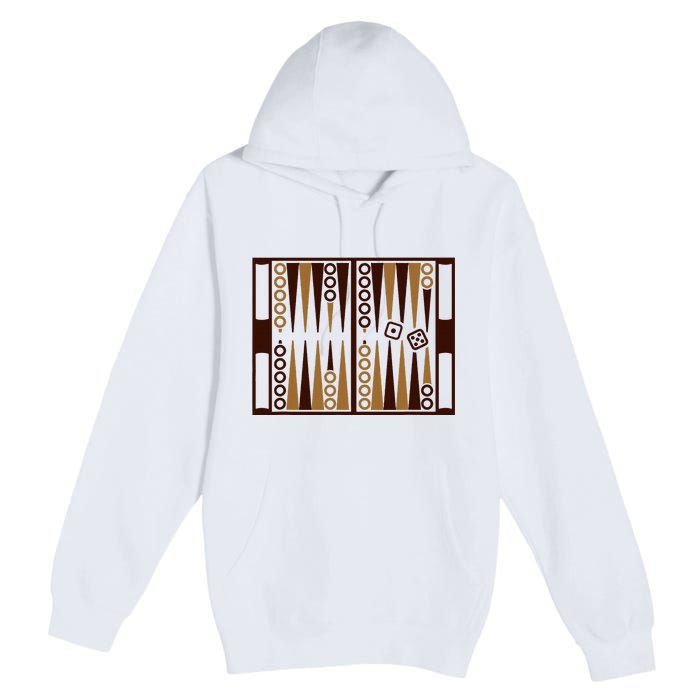 Backgammon Premium Pullover Hoodie