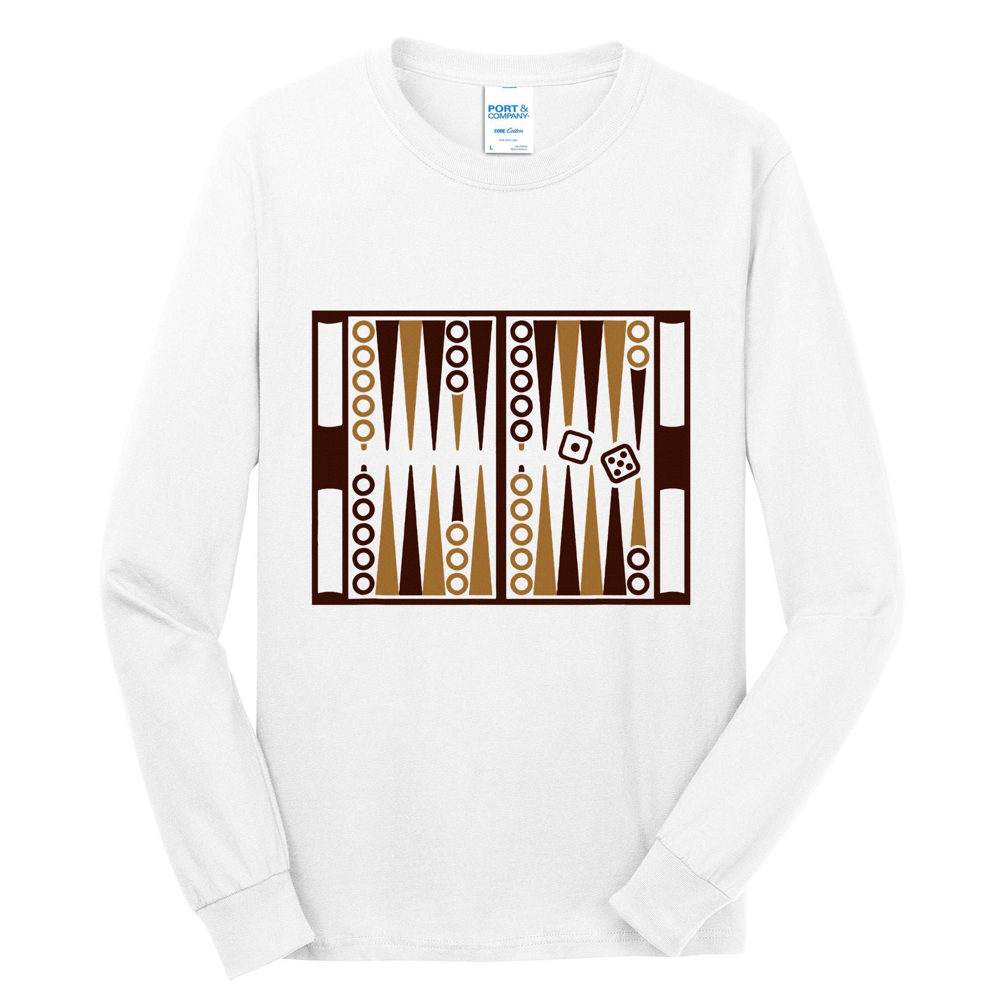 Backgammon Tall Long Sleeve T-Shirt