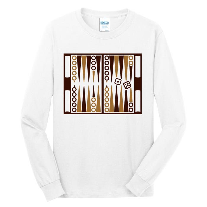 Backgammon Tall Long Sleeve T-Shirt