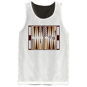 Backgammon Mesh Reversible Basketball Jersey Tank