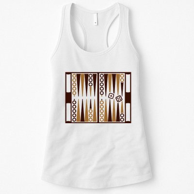 Backgammon Womens Tank Top
