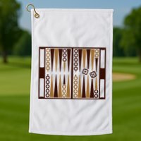 Backgammon Golf Towel
