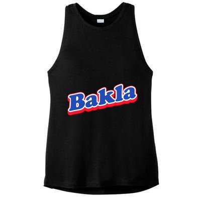 Bakla Ladies PosiCharge Tri-Blend Wicking Tank