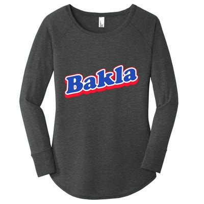 Bakla Women's Perfect Tri Tunic Long Sleeve Shirt