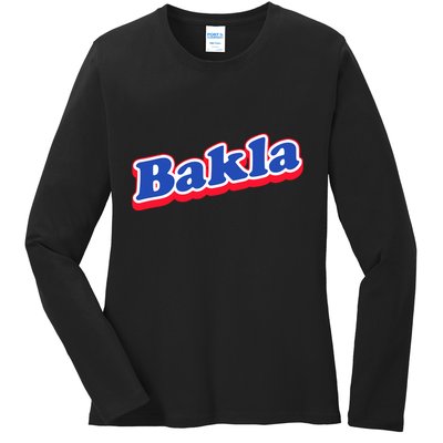Bakla Ladies Long Sleeve Shirt
