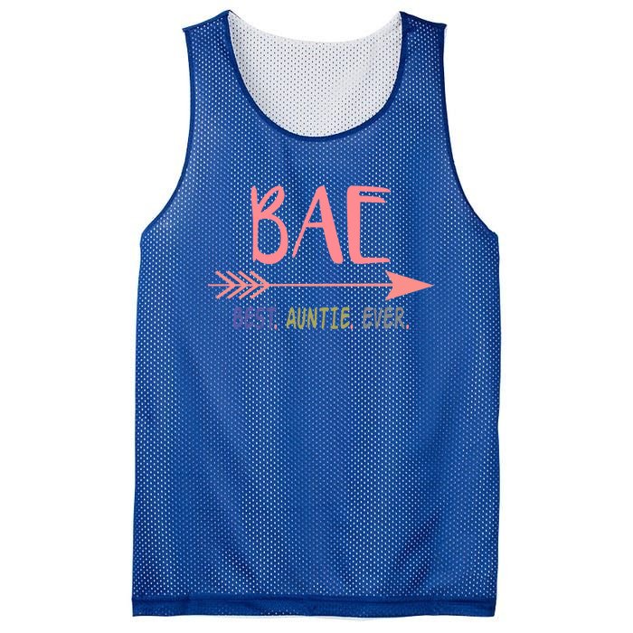 Bae Best Auntie Ever Gift Meaningful Gift For Best Aunt Ever Mesh Reversible Basketball Jersey Tank