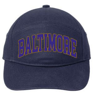 Baltimore 7-Panel Snapback Hat