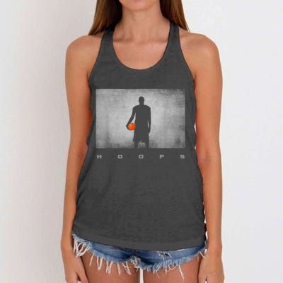 Basketball Women's Knotted Racerback Tank