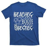 Beaches Booze And Best Friend Vacation Cruise Graphic Great Gift T-Shirt