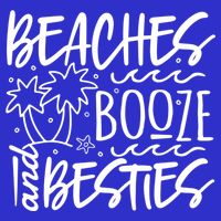 Beaches Booze And Best Friend Vacation Cruise Graphic Great Gift Baby Bodysuit
