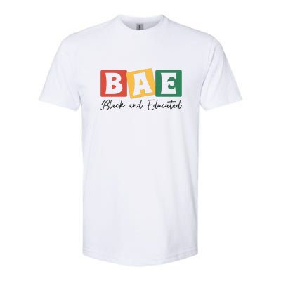 Bae Black And Educated Black History Month Softstyle® CVC T-Shirt