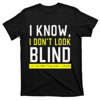 Braille Blind Awareness Visually Impaired Disability T-Shirt