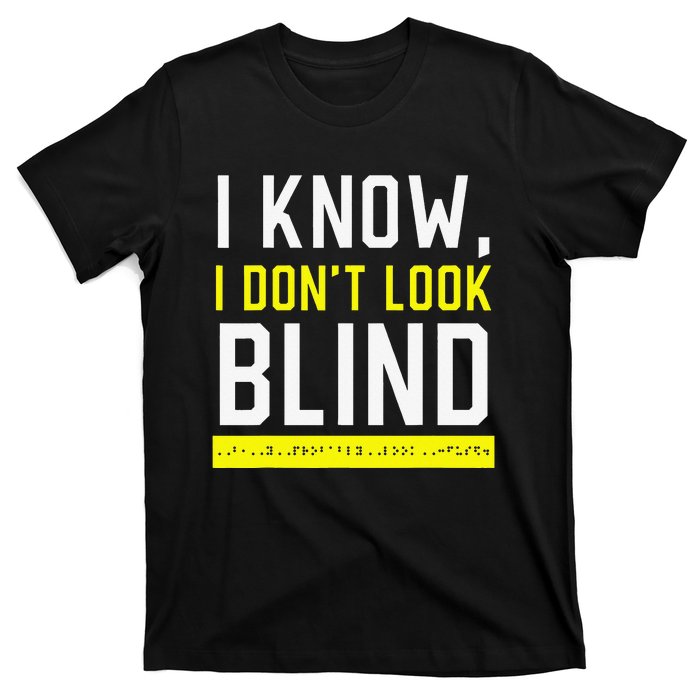 Braille Blind Awareness Visually Impaired Disability T-Shirt