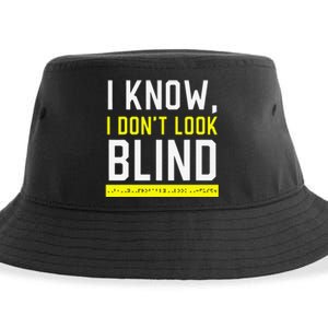 Braille Blind Awareness Visually Impaired Disability Sustainable Bucket Hat