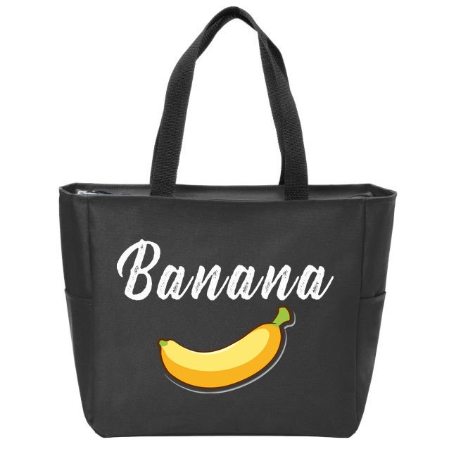 Banana Zip Tote Bag