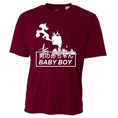 Baby Boy Aesthetic Vaporwave Anime Cooling Performance Crew T-Shirt