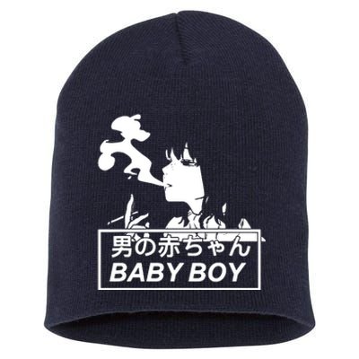 Baby Boy Aesthetic Vaporwave Anime Short Acrylic Beanie