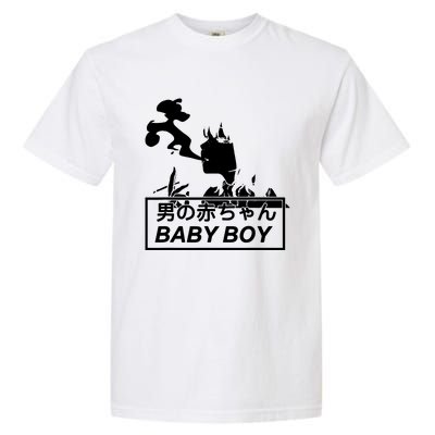 Baby Boy Aesthetic Vaporwave Anime Garment-Dyed Heavyweight T-Shirt