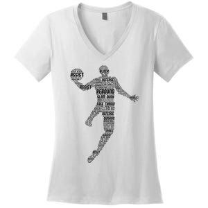 Basketball Women's V-Neck T-Shirt