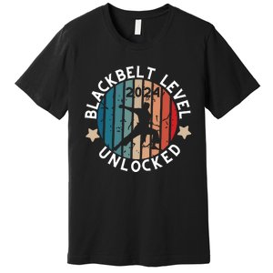 Black Belt Achievement Gift Martial Artskarate Premium T-Shirt