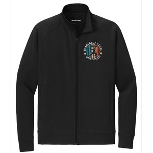 Black Belt Achievement Gift Martial Artskarate Stretch Full-Zip Cadet Jacket