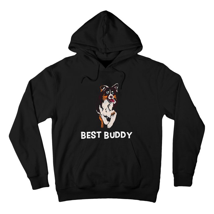 Best Buddy Australian Shepherd Dog Design Aussie Hoodie