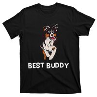 Best Buddy Australian Shepherd Dog Design Aussie T-Shirt