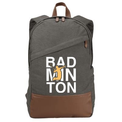 Badmintion Cotton Canvas Backpack