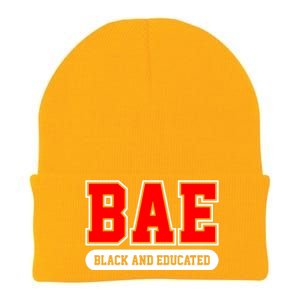 Bae Black And Educated Black Women Educated Black Woman Black History Month Knit Cap Winter Beanie