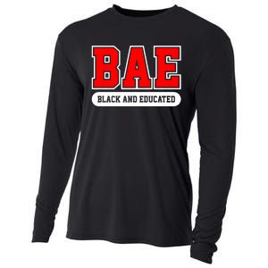 Bae Black And Educated Black Women Educated Black Woman Black History Month Cooling Performance Long Sleeve Crew