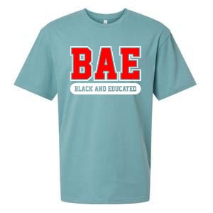 Bae Black And Educated Black Women Educated Black Woman Black History Month Sueded Cloud Jersey T-Shirt